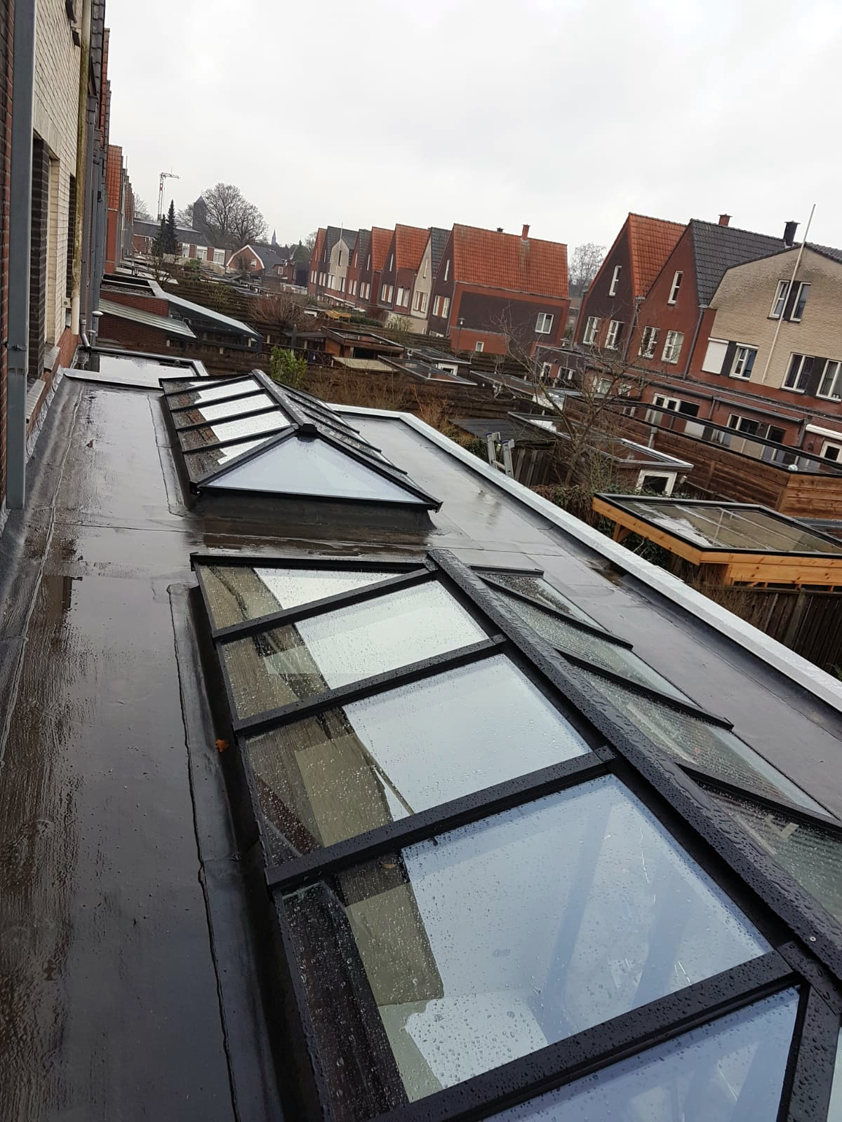 Lichtstraat zadeldak wolfseinden
