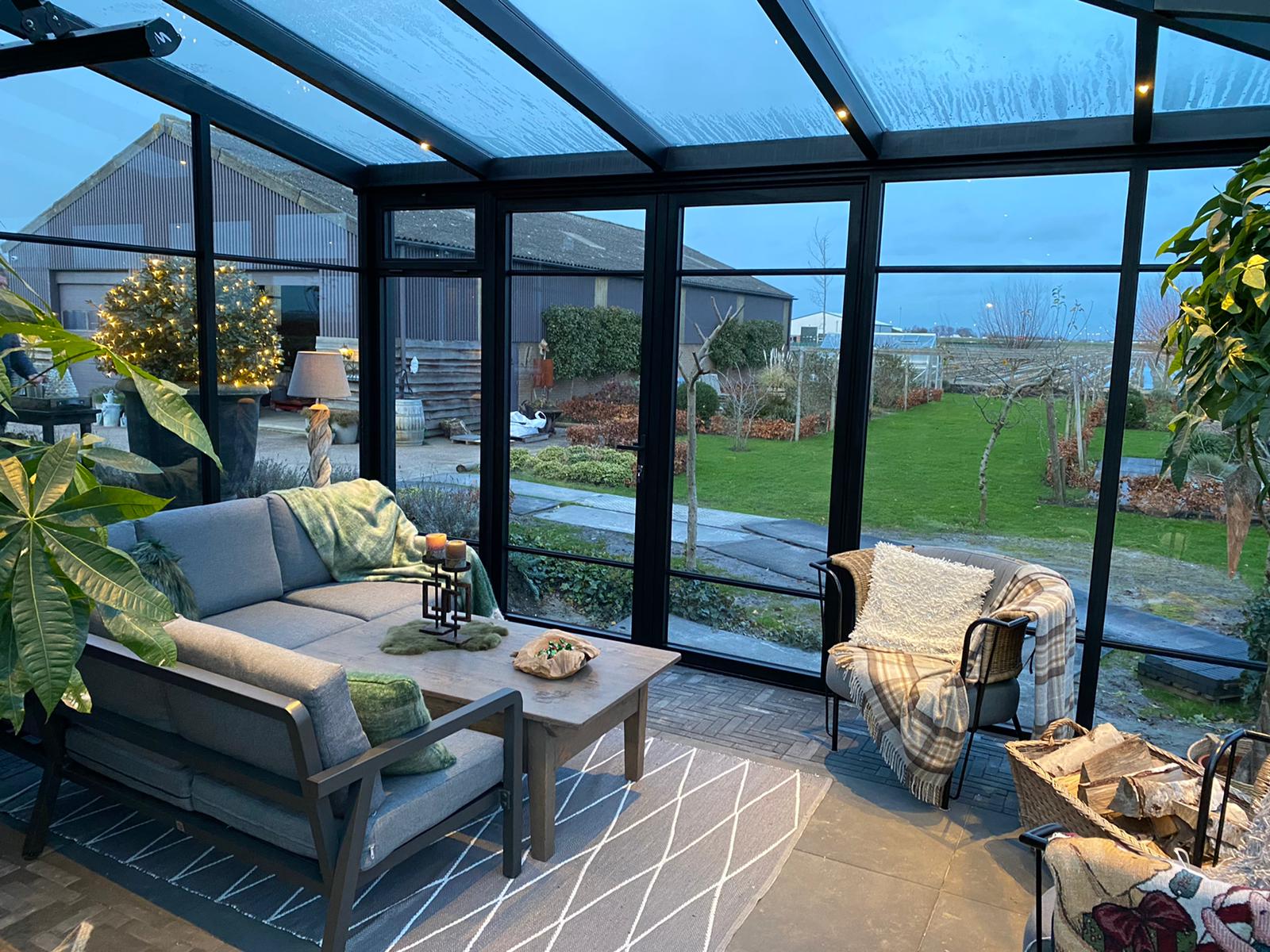 Tuinkamer geïsoleerd
