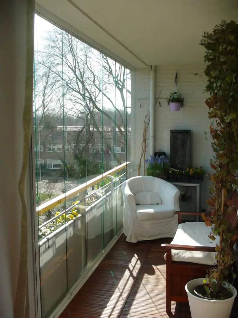 Balkonbeglazing schuifwand