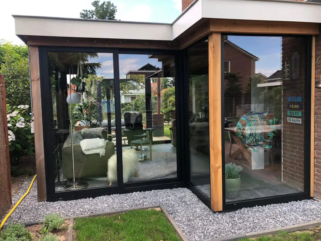 Schuifpui kozijn aluminium steellook