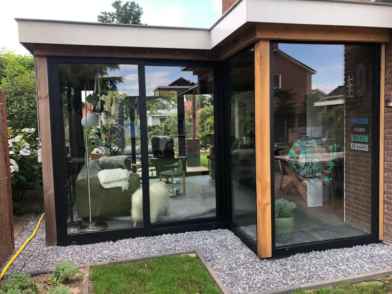 Schuifpui kozijn aluminium steellook