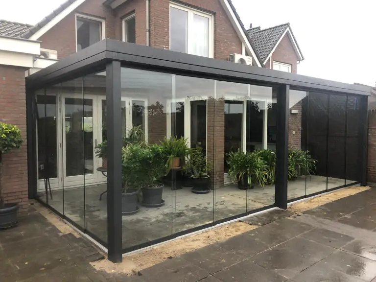 Tuinkamer schuifwand