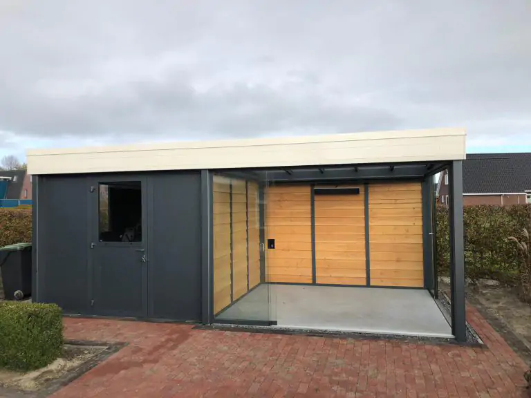 tuinkamer glazen schuifwand